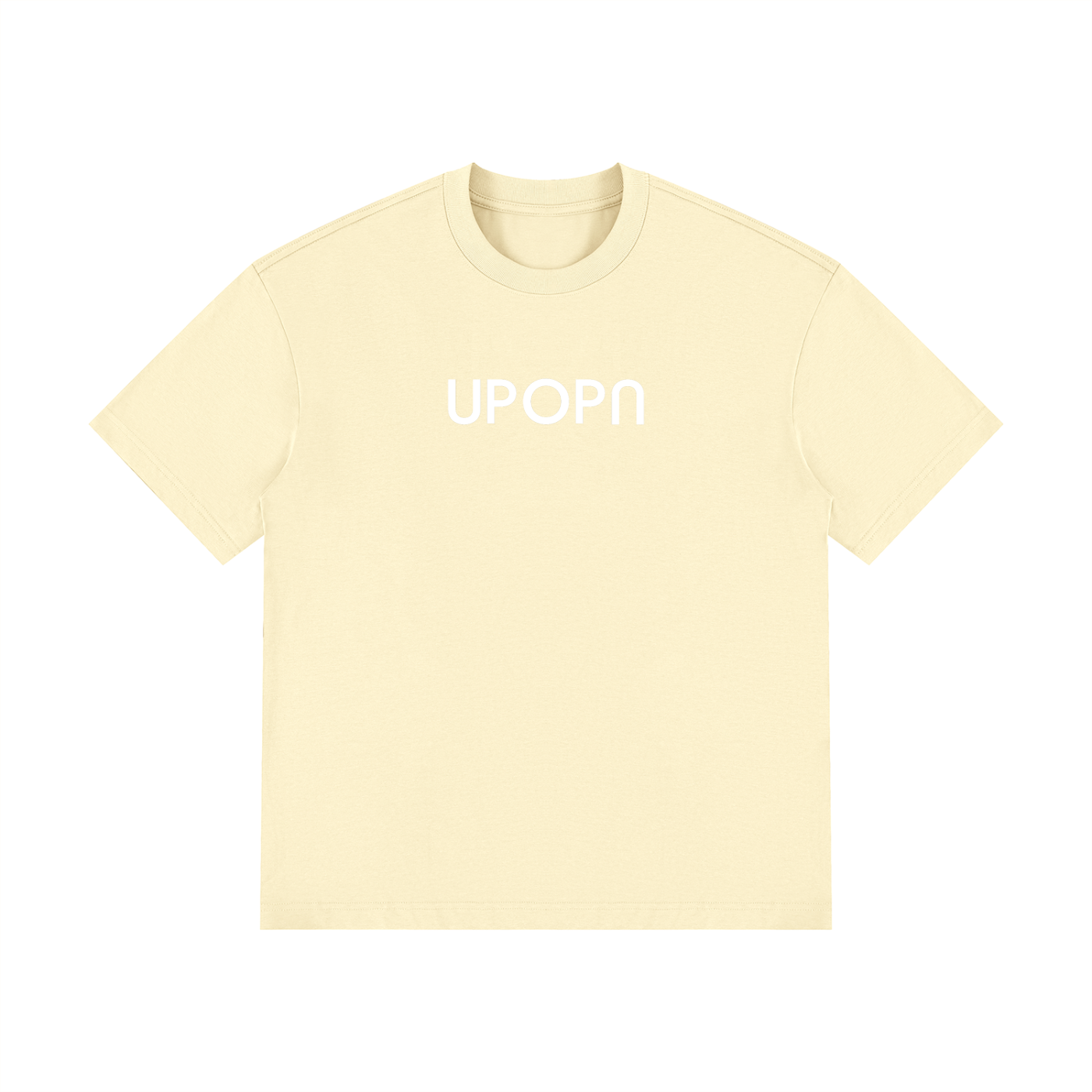 UPOPN Drop-Shoulder Cotton Tee