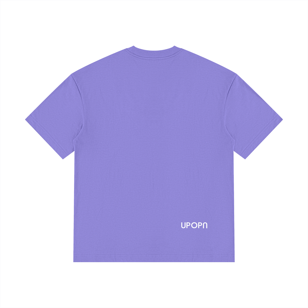 UPOPN Drop-Shoulder Cotton Tee