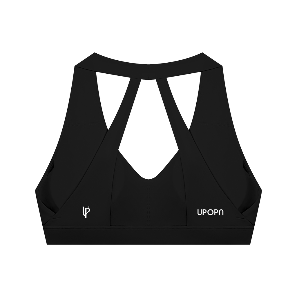 UPOPN Halter Studio Top — Black