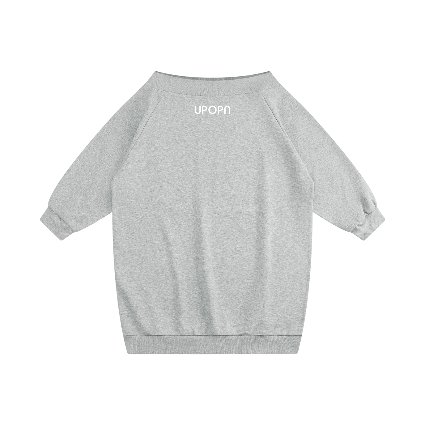 UPOPN Off-Shoulder Sweatshirt Dress