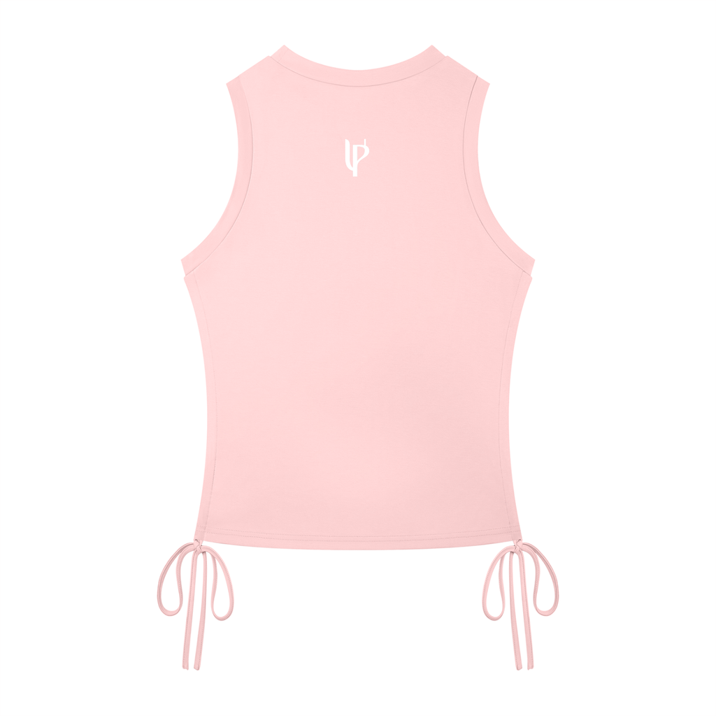 UPOPN Side-Ruched Drawstring Tank