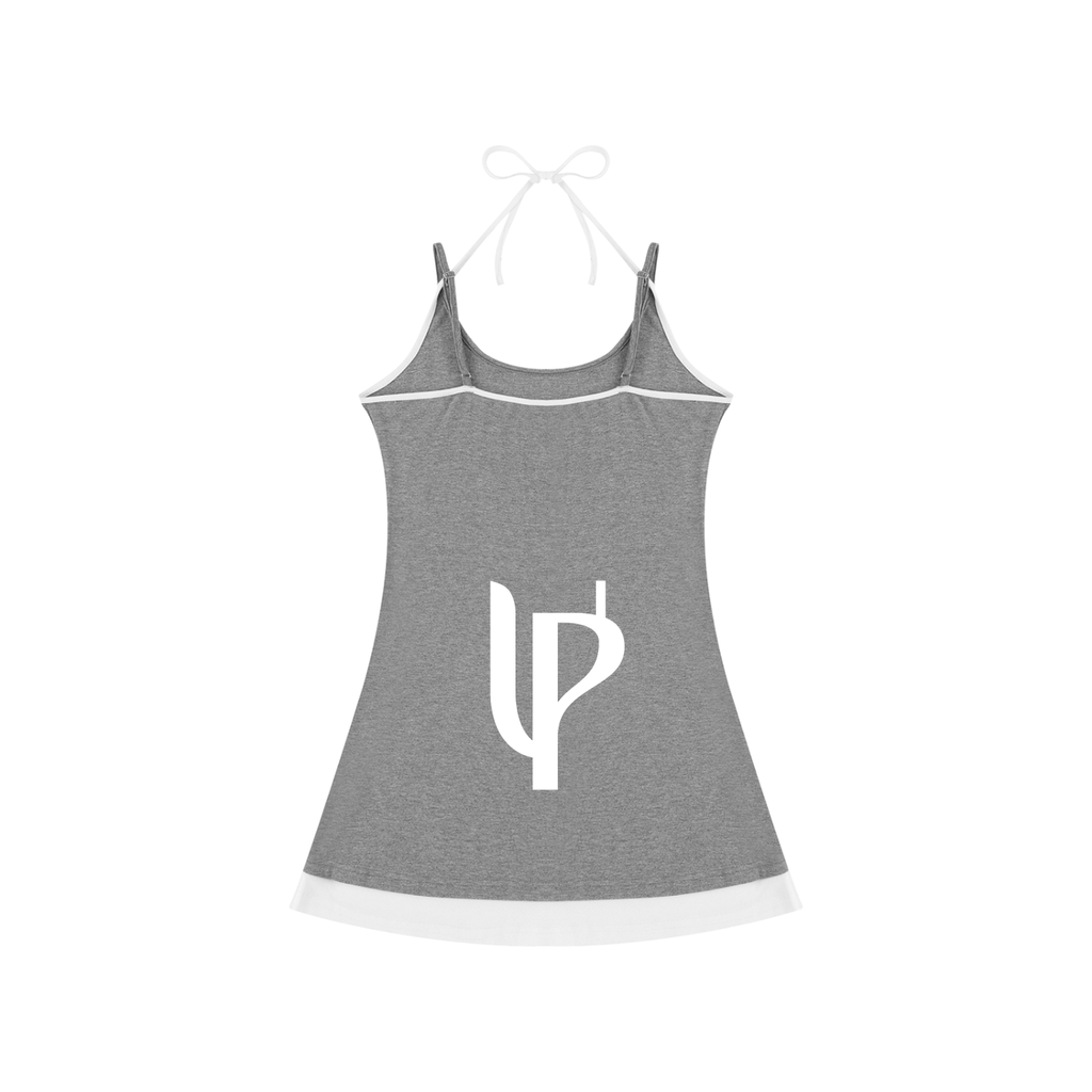 UPOPN Color-Block Sleeveless Dress