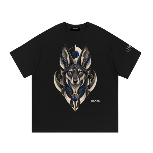 UPOPN Cobalt Eclipse Guardian Art Edition Tee — Quiet Cobalt — garment view 1