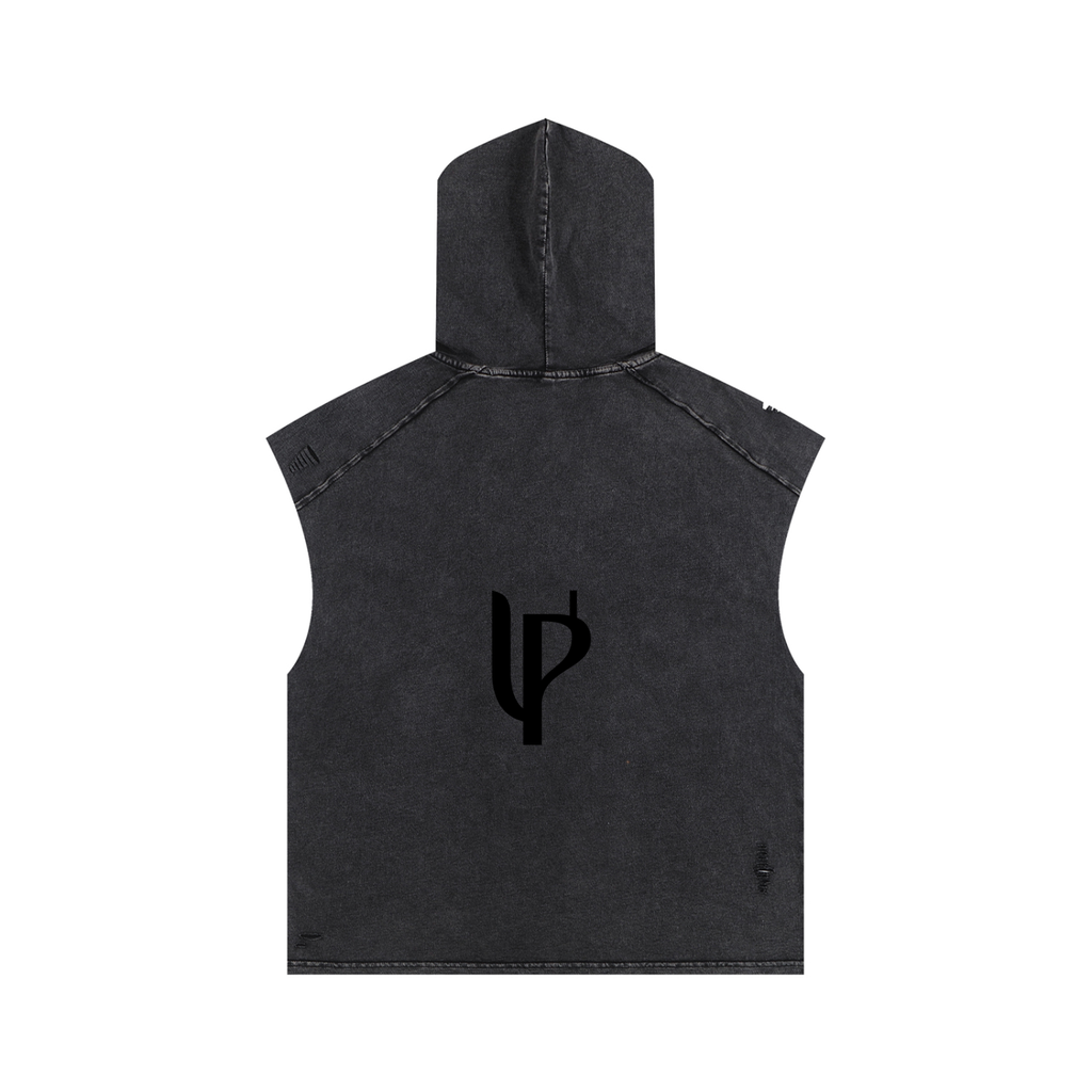 UPOPN Lowkey Hooded Tank — Deep Wash