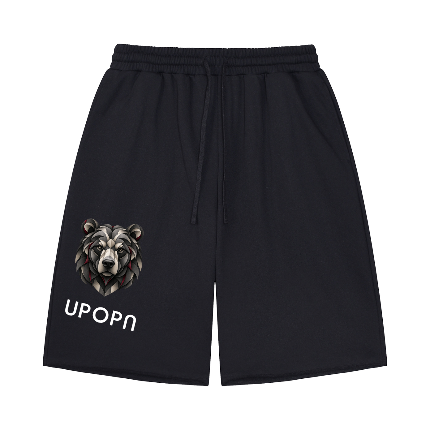 Unisex Loose Raw Edge Shorts