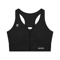 Women’s Cropped Zip Yoga Sports Bra