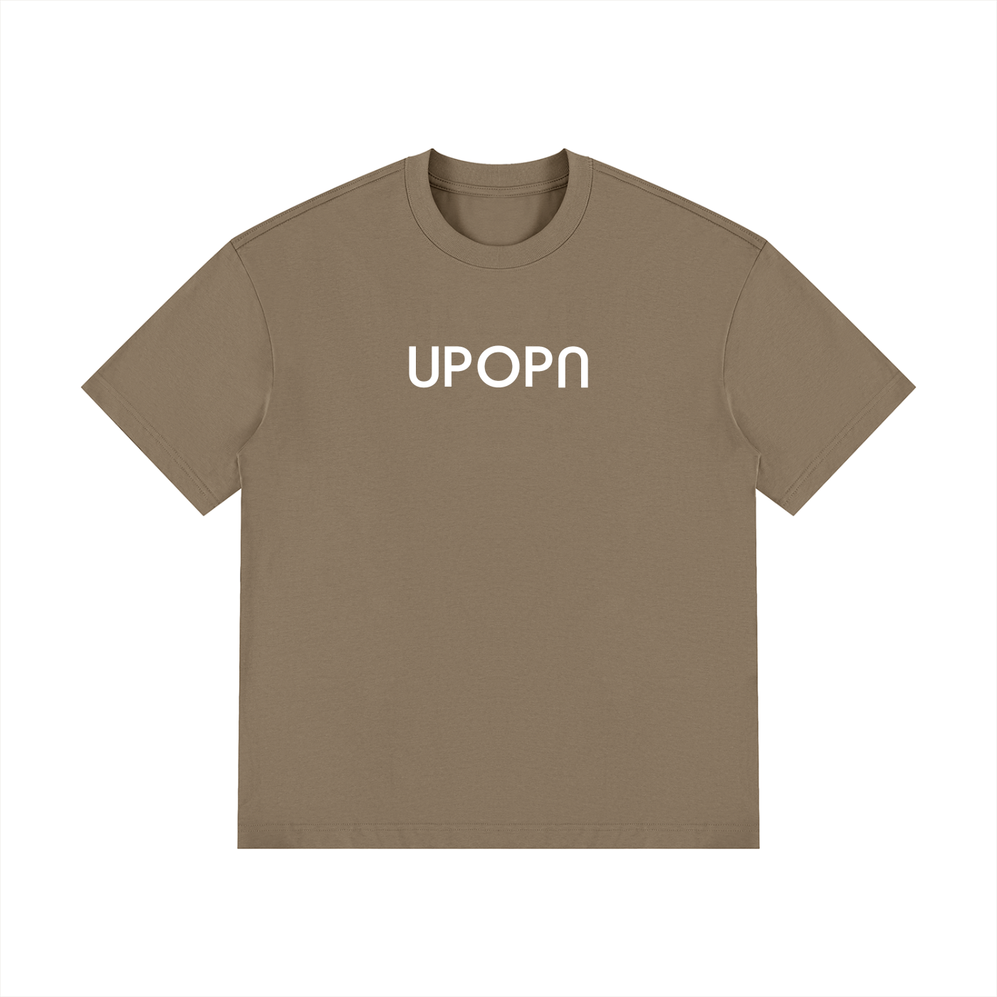 UPOPN Drop-Shoulder Cotton Tee