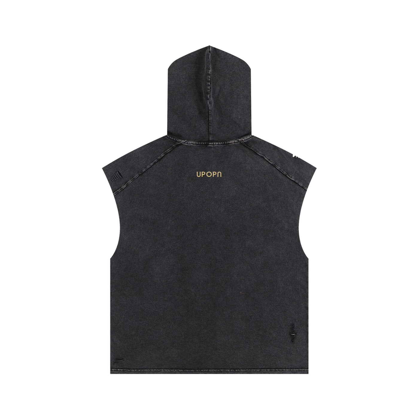 UPOPN Lowkey Hooded Tank — Deep Wash