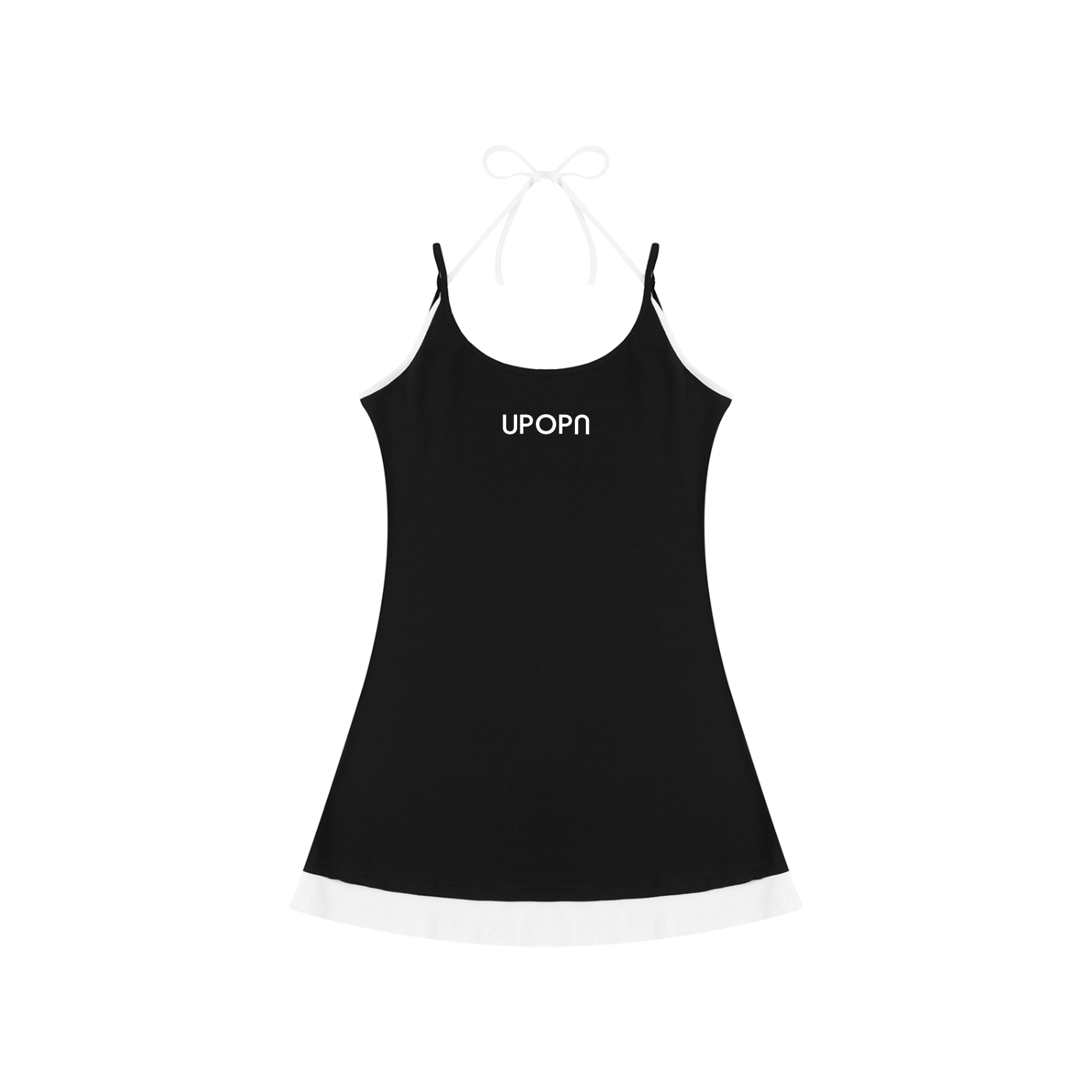UPOPN Color-Block Sleeveless Dress