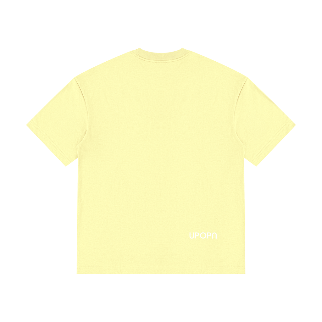 UPOPN Drop-Shoulder Cotton Tee