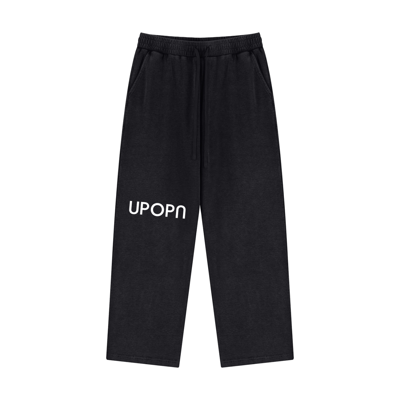 UPOPN Mineral-Wash Waffle Sweatpant
