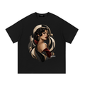 UPOPN Silver Screen Oracle Art Edition Tee — Quiet Obsidian — garment view 1