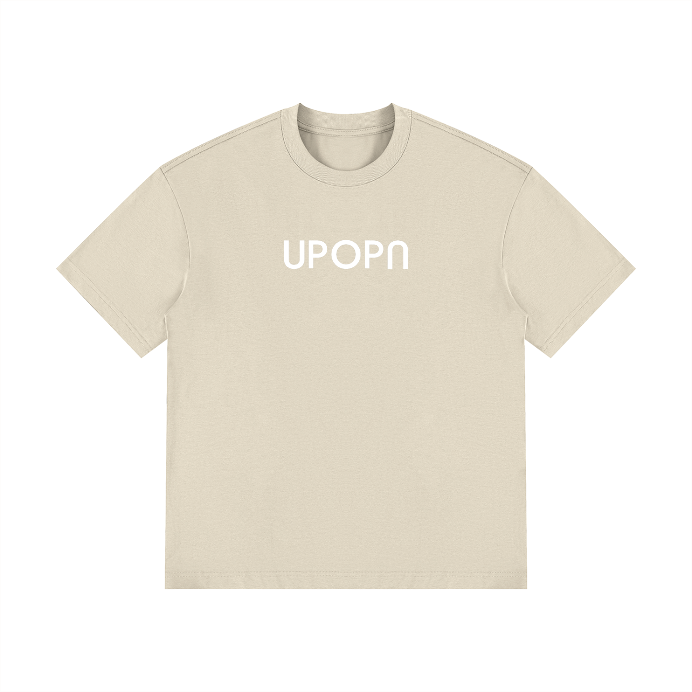 UPOPN Drop-Shoulder Cotton Tee