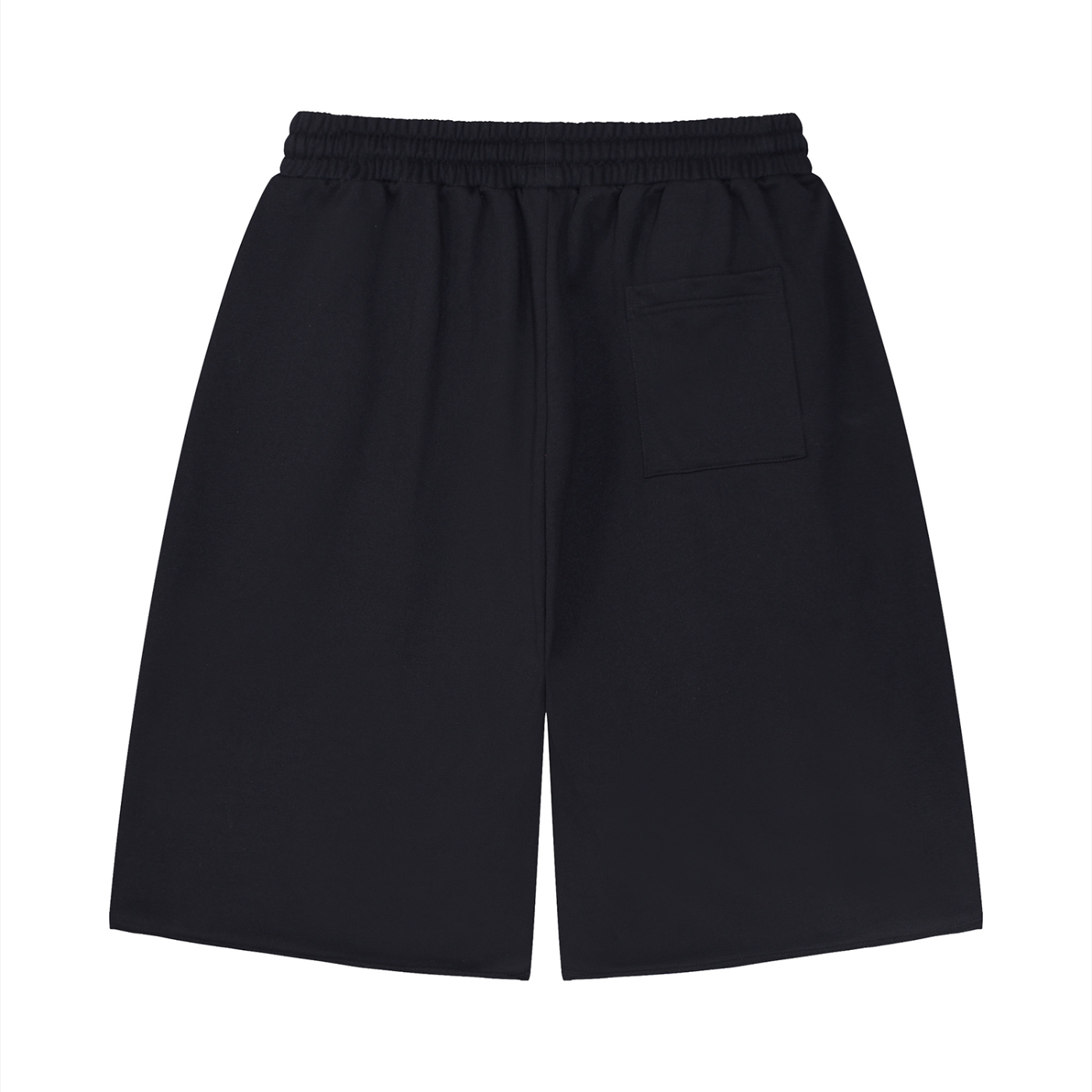 Unisex Loose Raw Edge Shorts