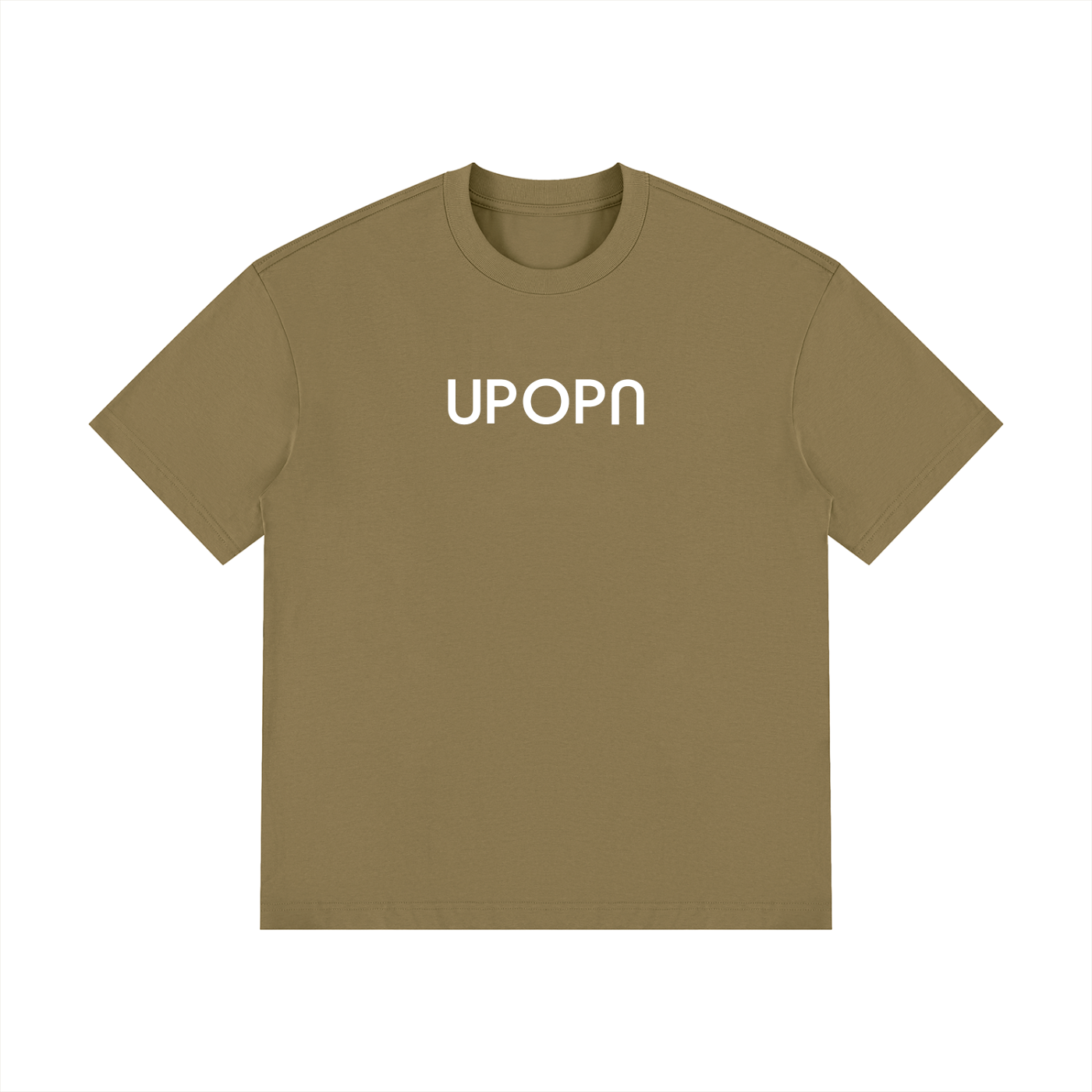 UPOPN Drop-Shoulder Cotton Tee