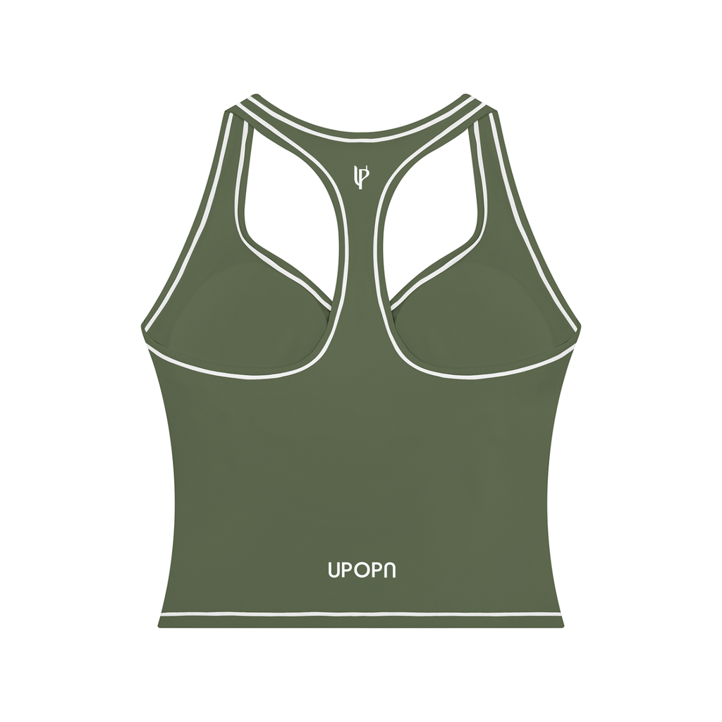 UPOPN Topstitched Studio Tank