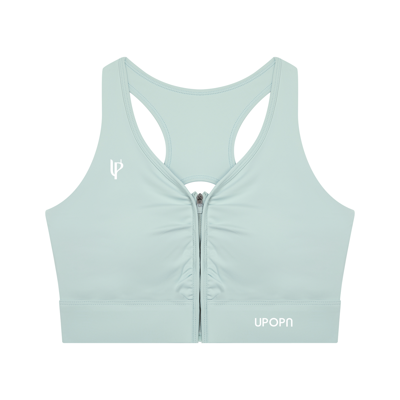UPOPN Cropped Zip Studio Top