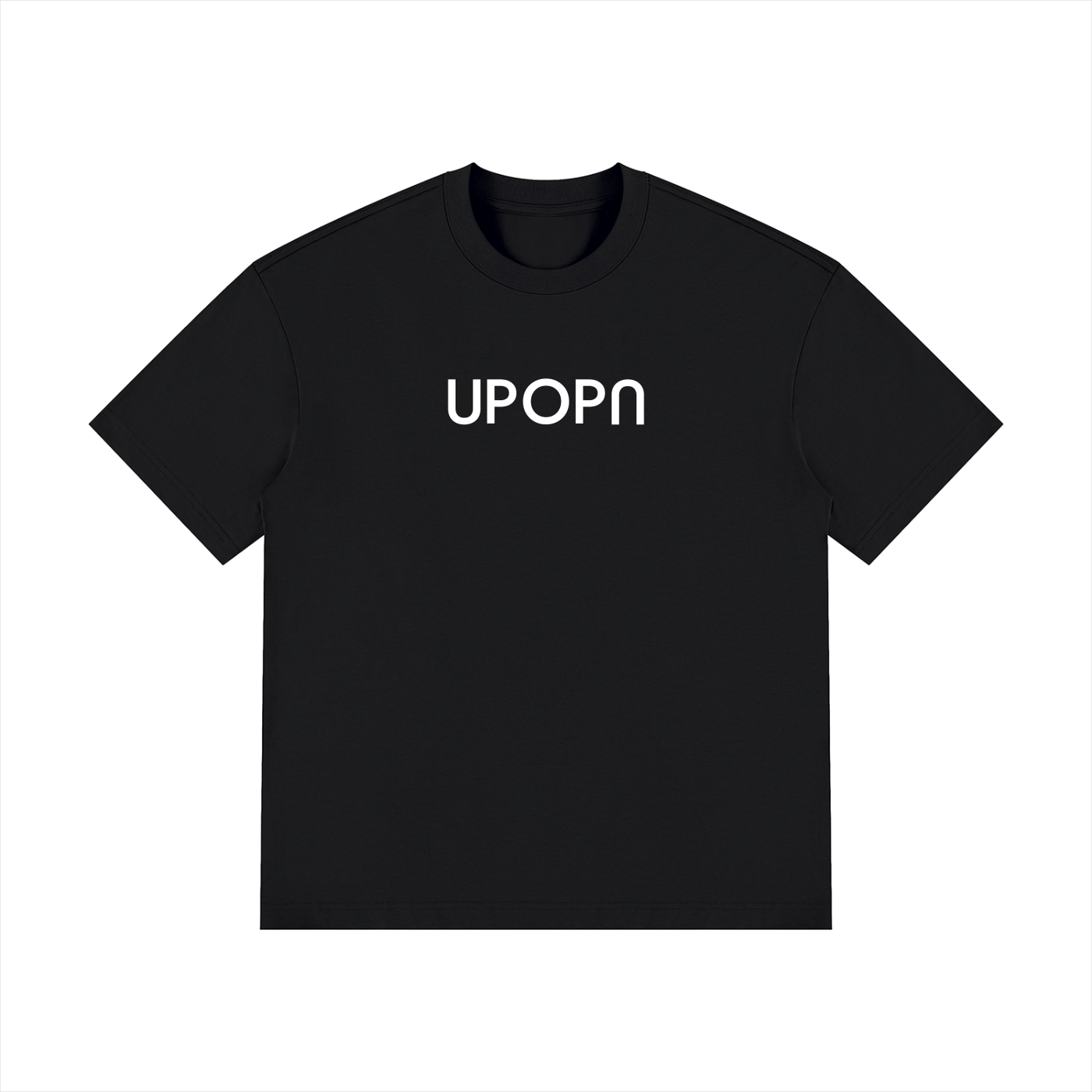 UPOPN Drop-Shoulder Cotton Tee