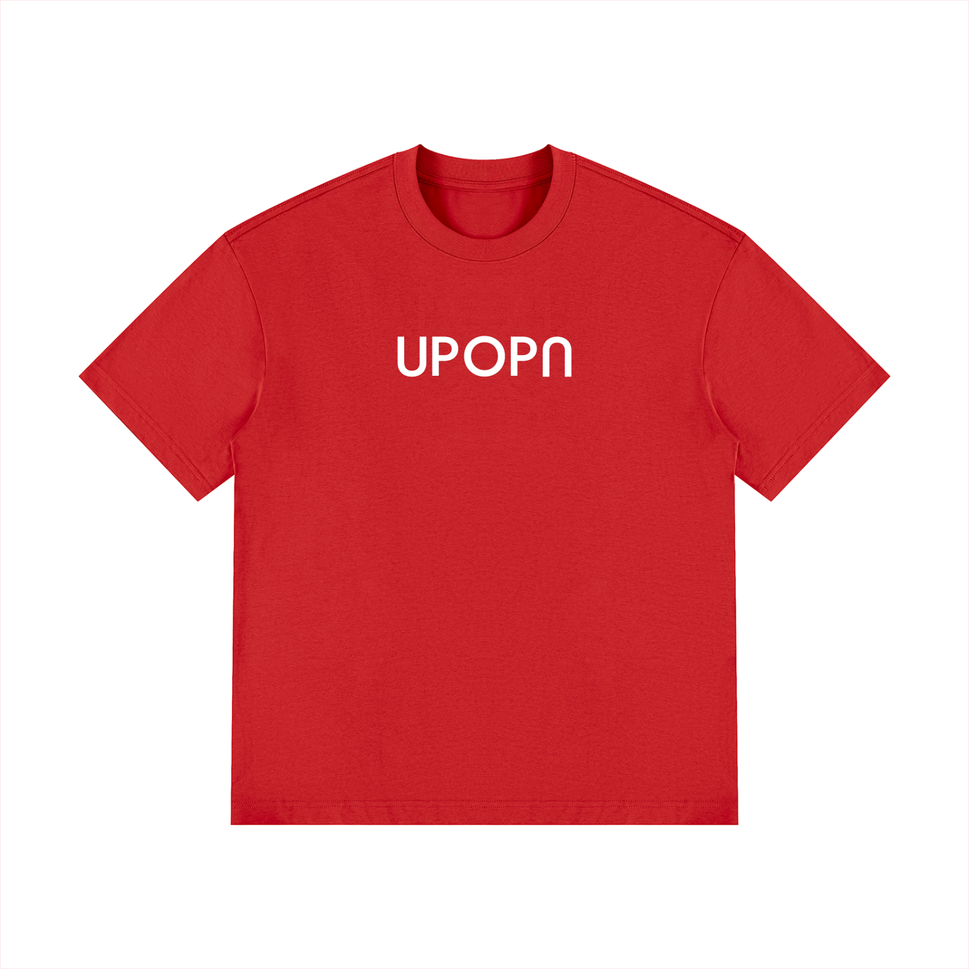 UPOPN Drop-Shoulder Cotton Tee
