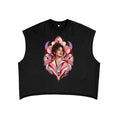 UPOPN Petal Geometry Boxy Art Tank — Rose Lilac — garment view 1