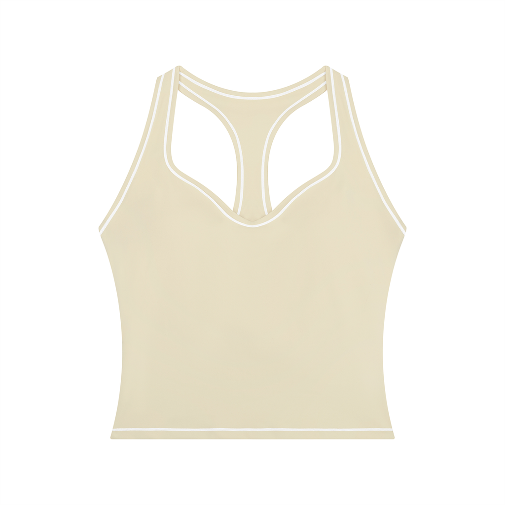 UPOPN Topstitching Yoga Tank Top