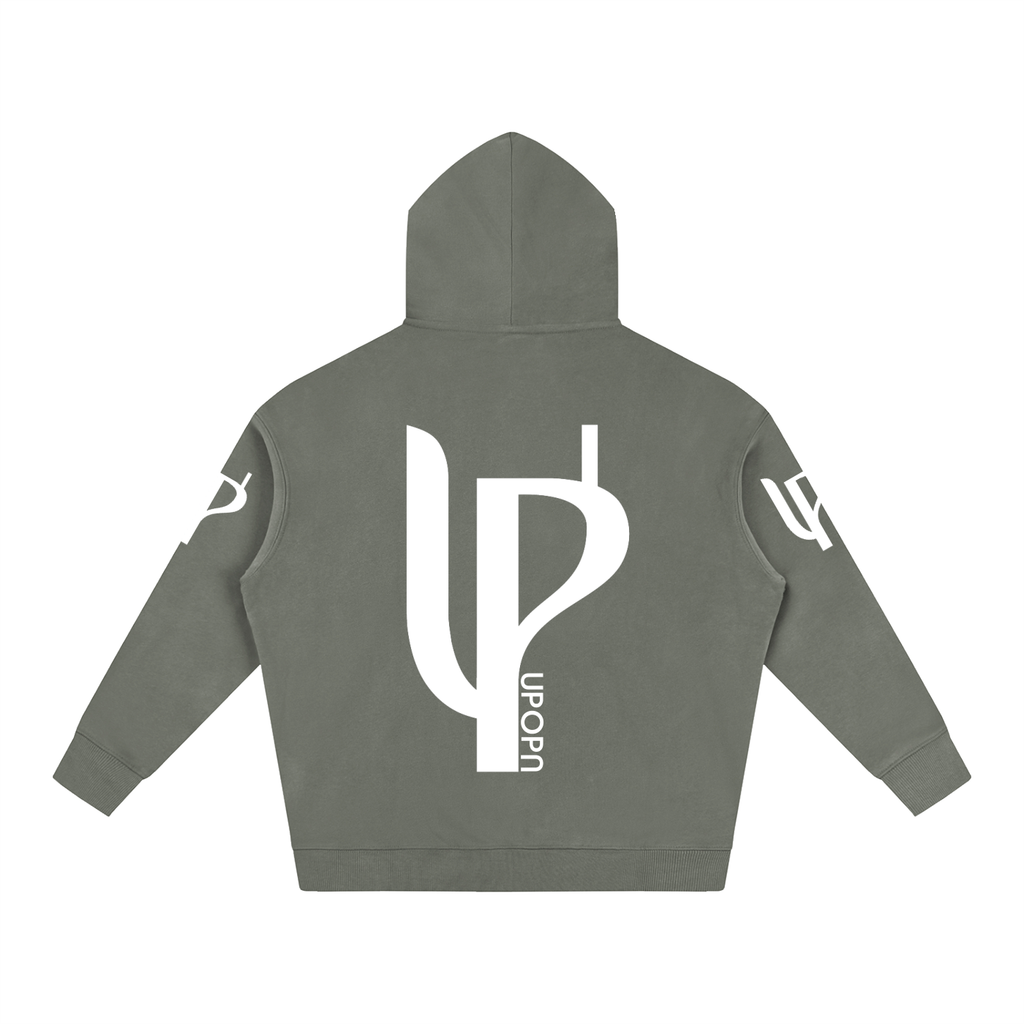 UPOPN Core Reflection Oversized Fleece Hoodie