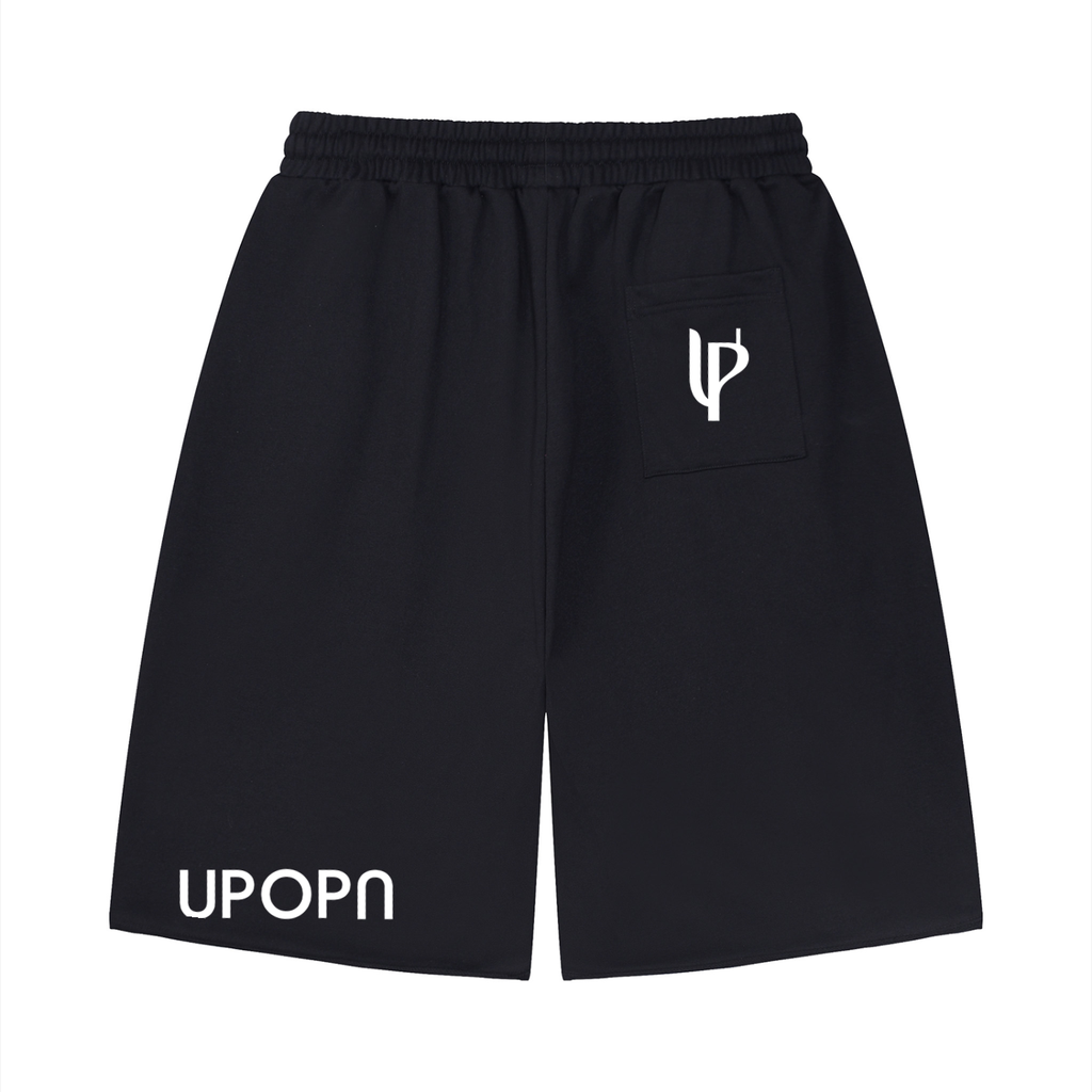 Unisex Loose Raw Edge Shorts