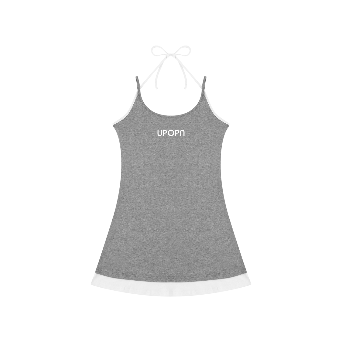 UPOPN Color-Block Sleeveless Dress