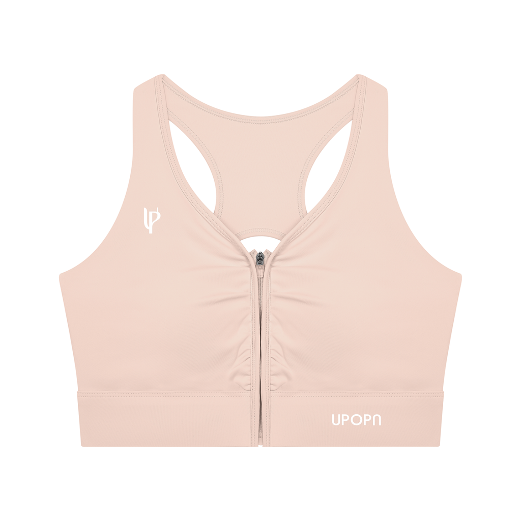 UPOPN Cropped Zip Studio Top