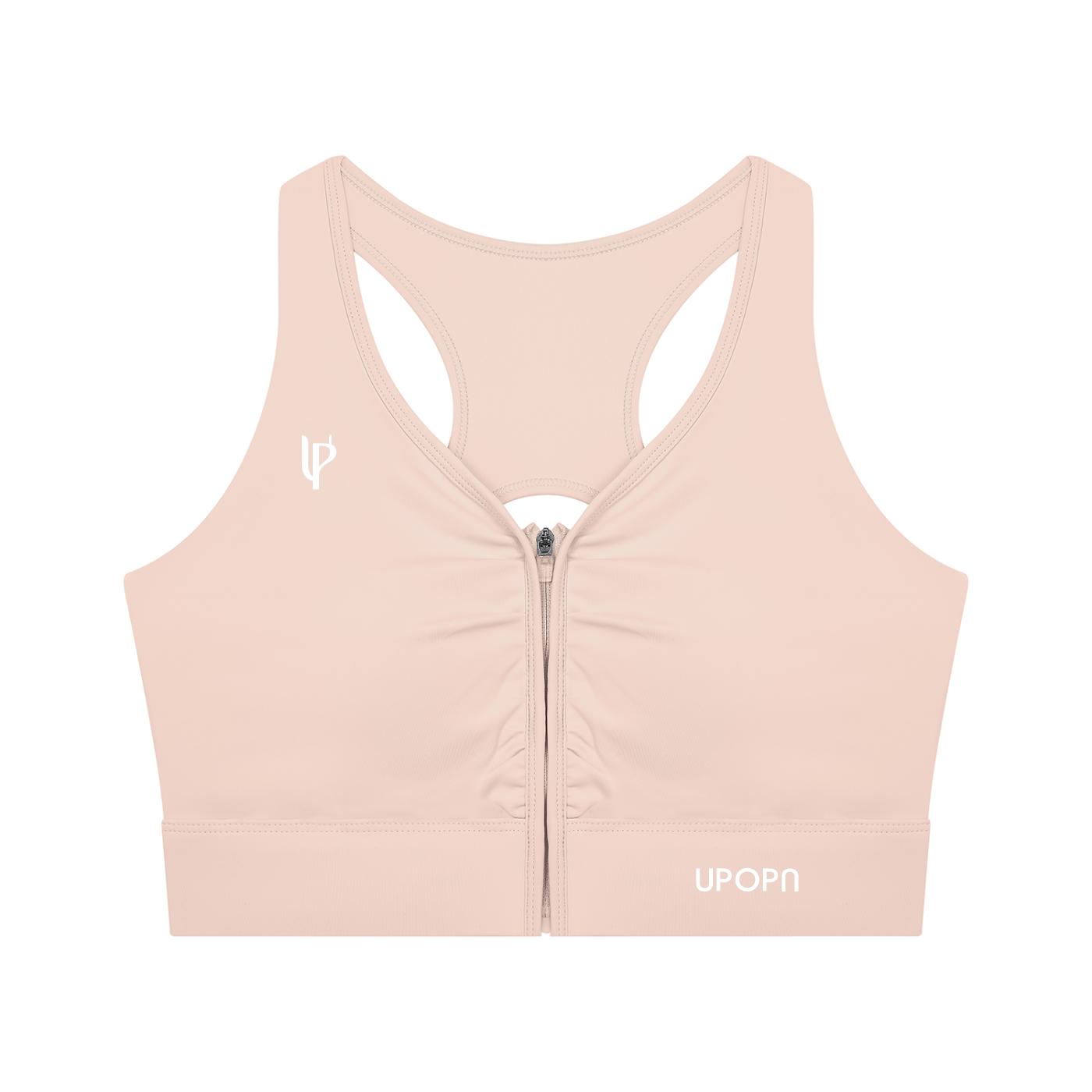 UPOPN Cropped Zip Studio Top