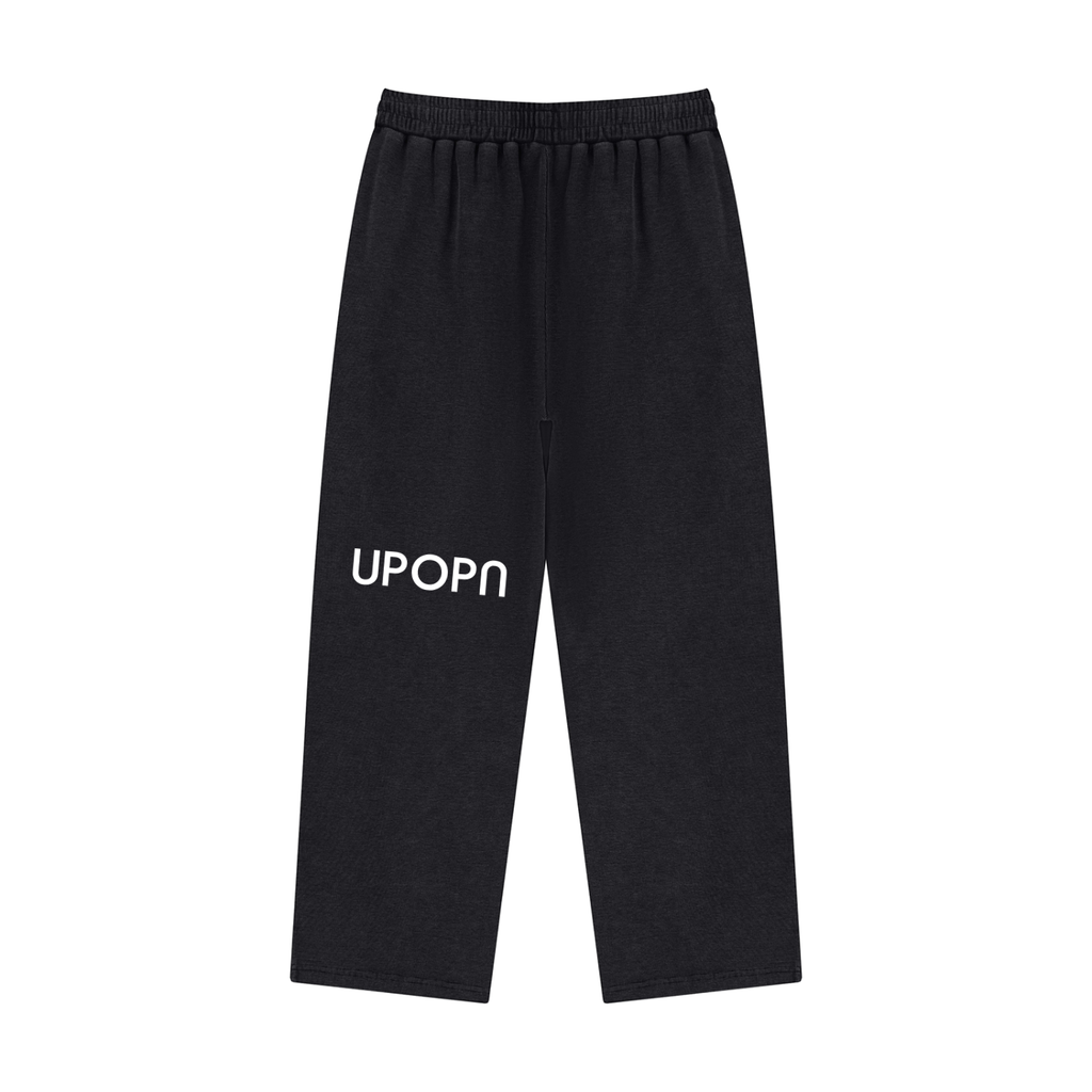 UPOPN Mineral-Wash Waffle Sweatpant