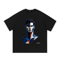 UPOPN Cobalt Mirror Axis Art Edition Tee — Loud — garment view 1