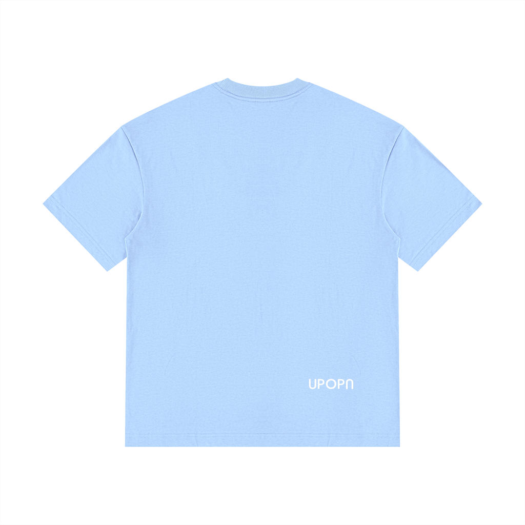 UPOPN Drop-Shoulder Cotton Tee