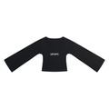 UPOPN Bell-Sleeve Crop Tee