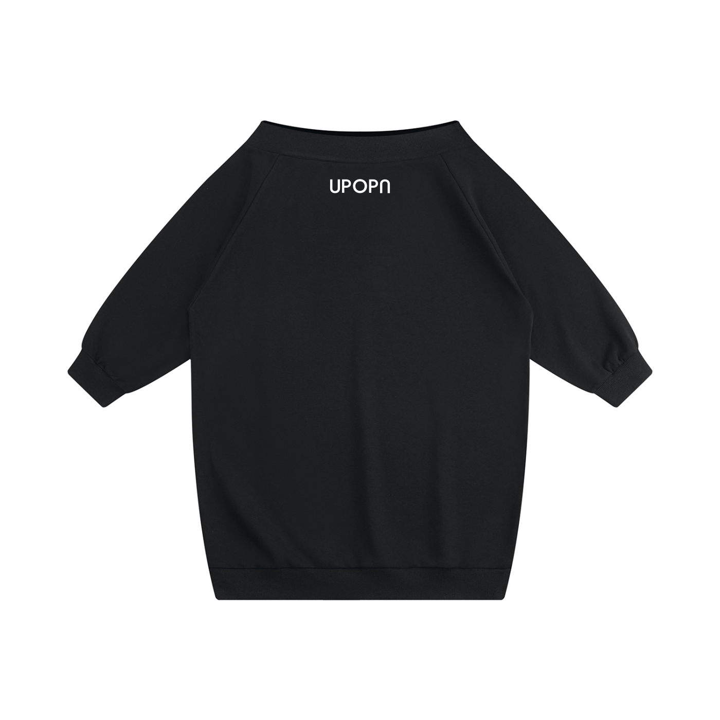 UPOPN Off-Shoulder Sweatshirt Dress