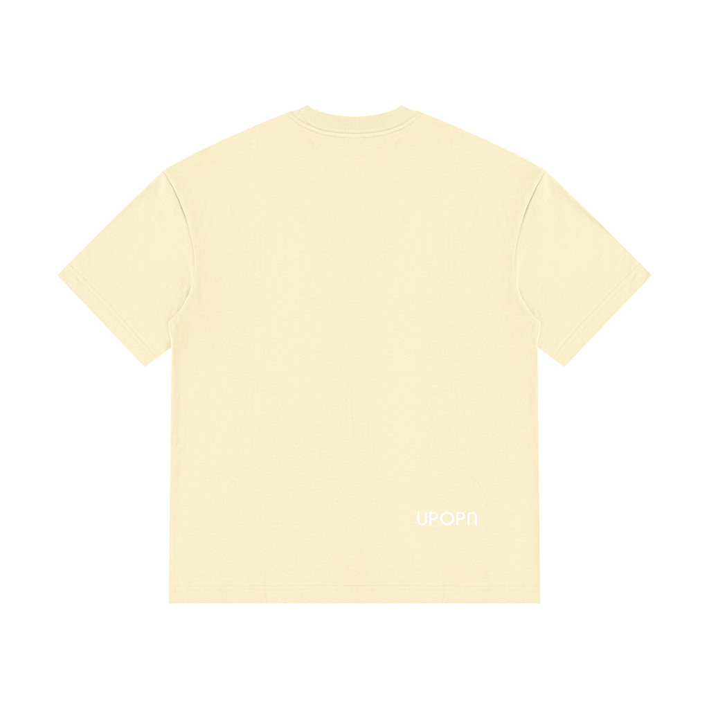 UPOPN Drop-Shoulder Cotton Tee