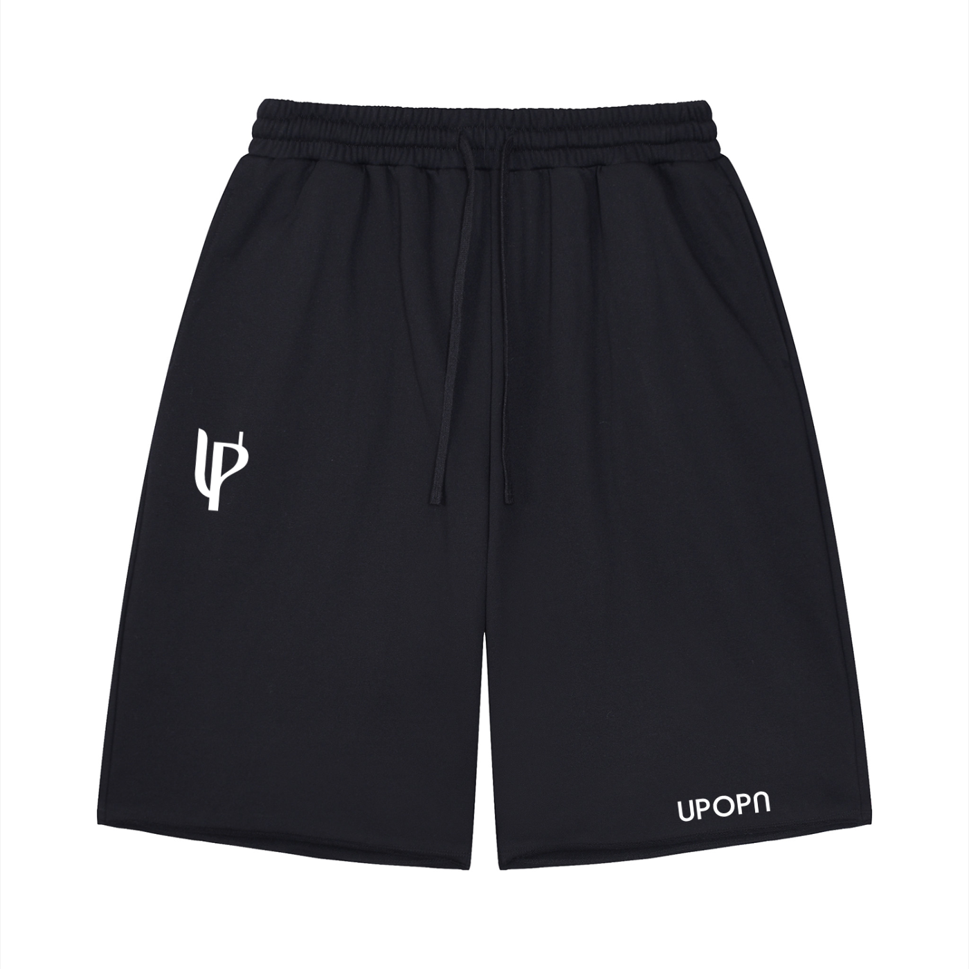 Unisex Loose Raw Edge Shorts