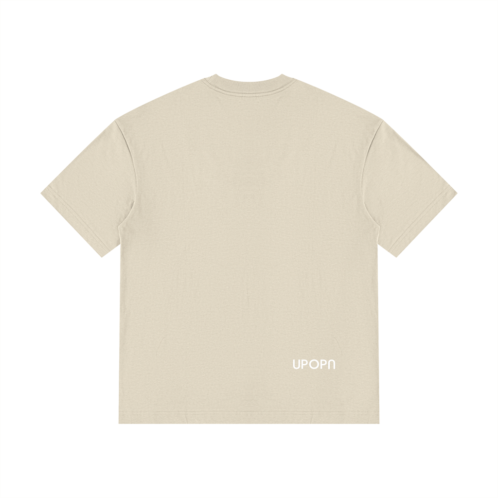 UPOPN Drop-Shoulder Cotton Tee