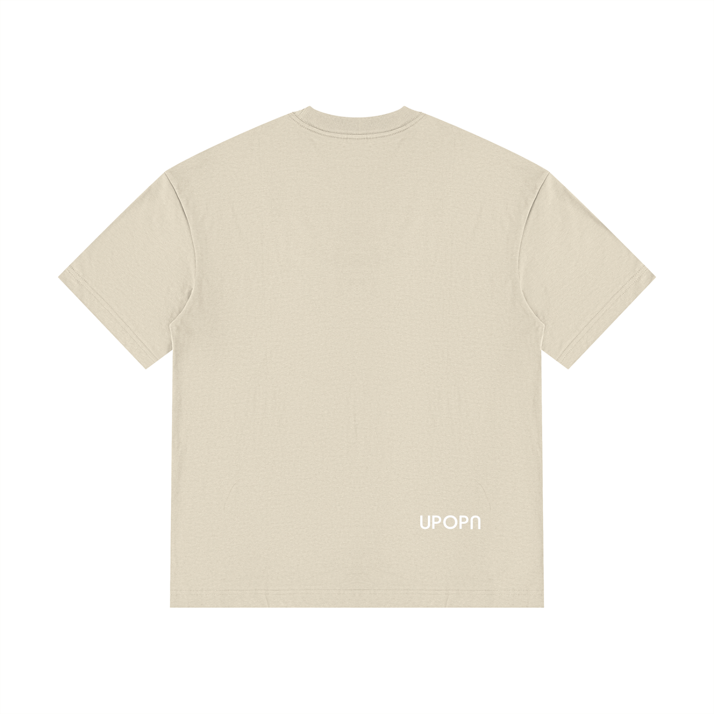 UPOPN Drop-Shoulder Cotton Tee