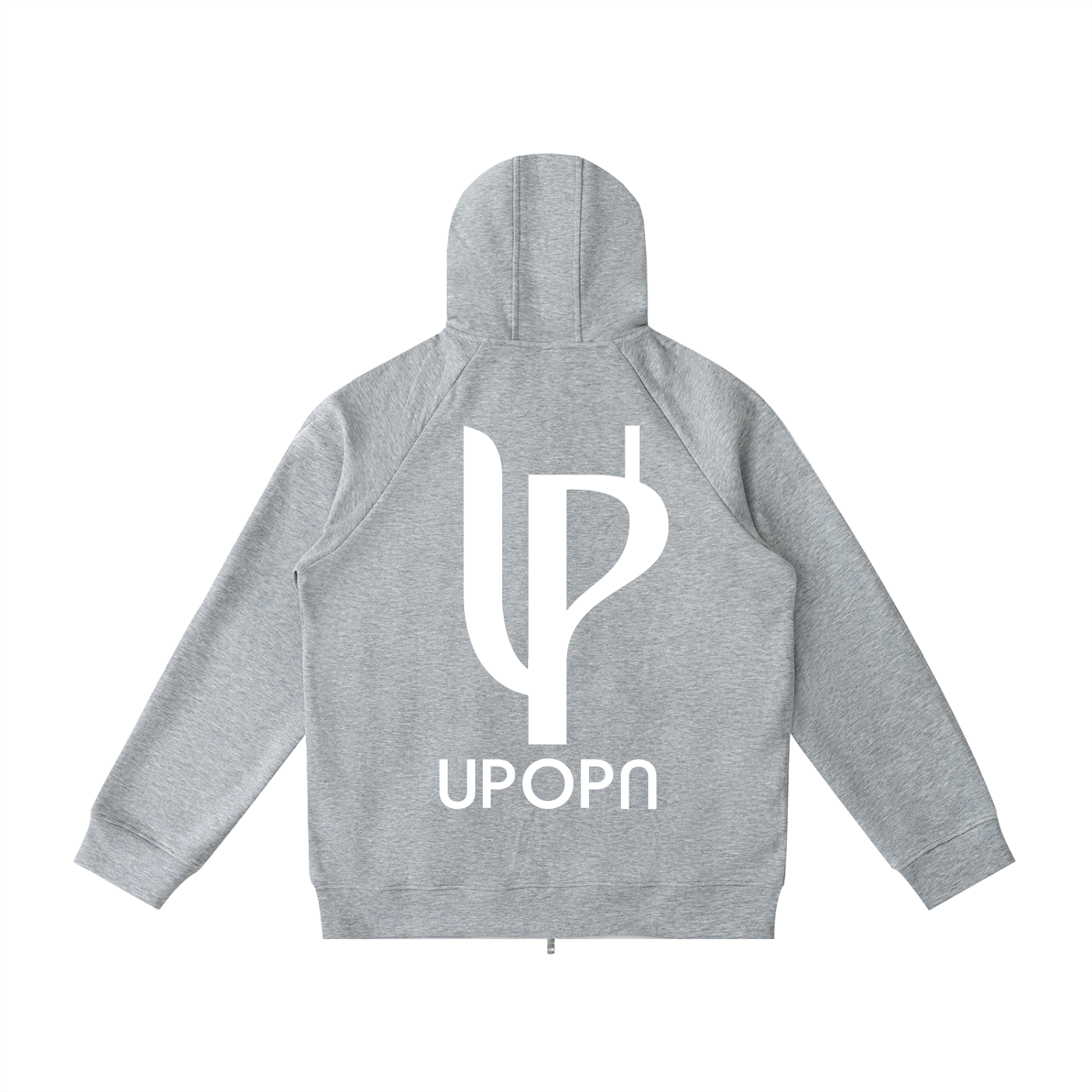 Heavyweight Raglan Sleeve Zip Hoodie