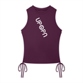 UPOPN Side-Ruched Drawstring Tank