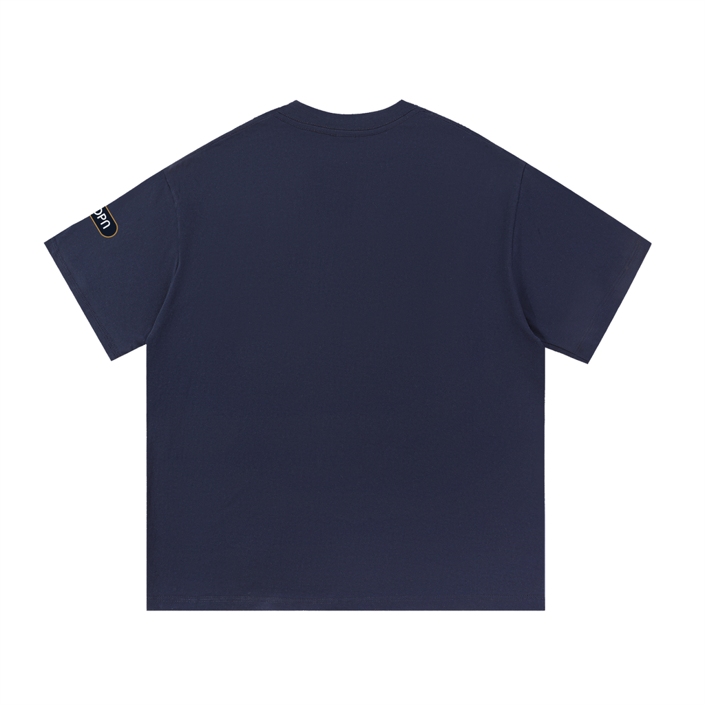 UPOPN Cobalt Eclipse Guardian Art Edition Tee — Quiet Cobalt — garment view 6