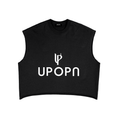 UPOPN Core Reflection Boxy Tank — Black — product image 1