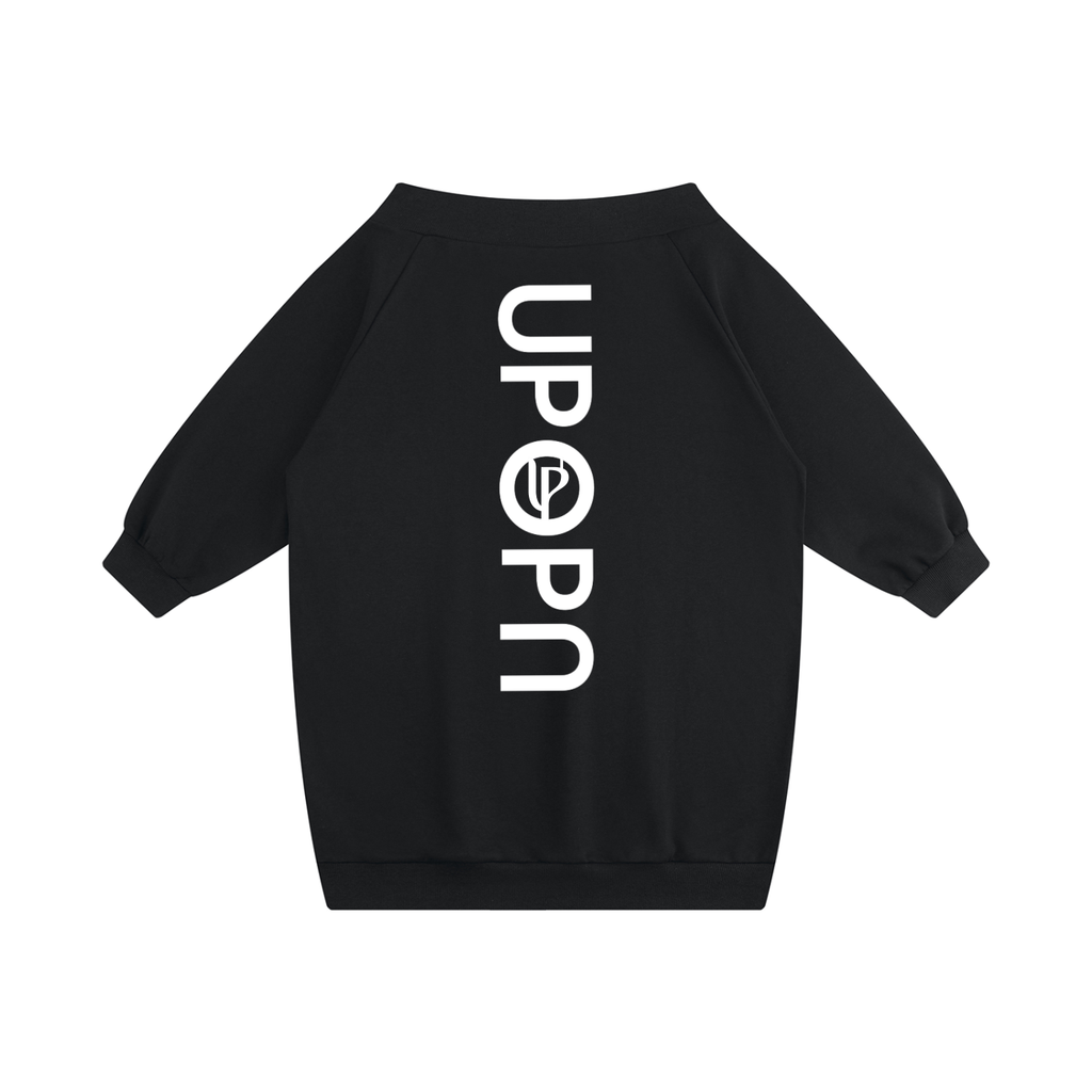 UPOPN Off-Shoulder Sweatshirt Dress