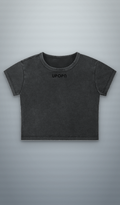 UPOPN Snow Washed Crop Top