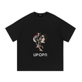 UPOPN Character Study Tee — Obsidian, front garment view