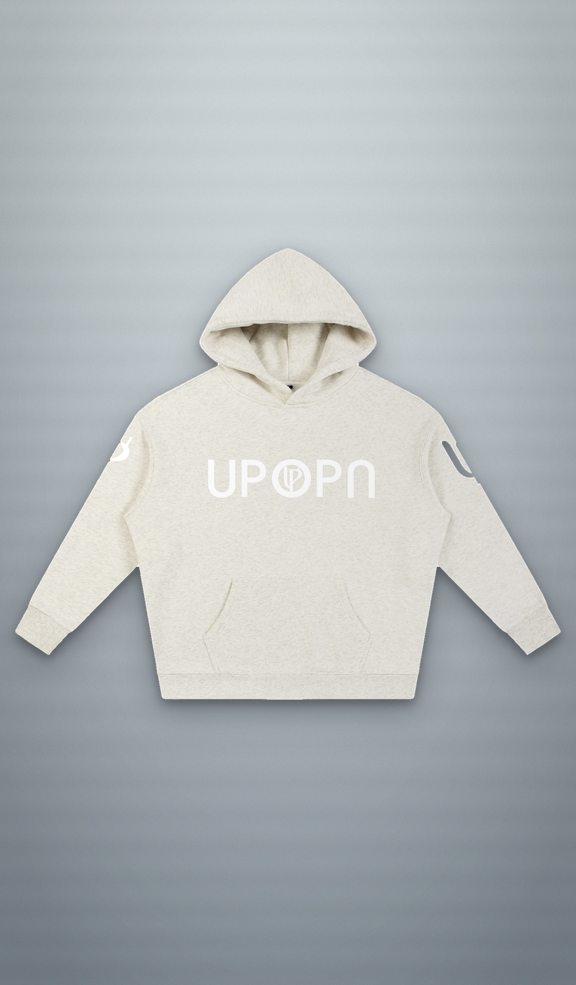UPOPN Core Reflection Oversized Fleece Hoodie