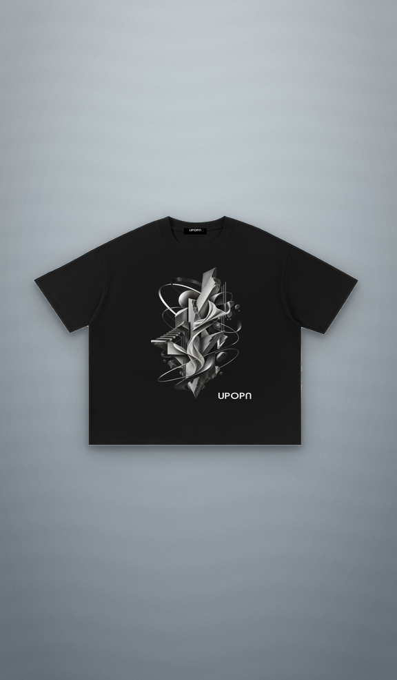 UPOPN Quiet Fracture Art Edition Tee — Tone Down